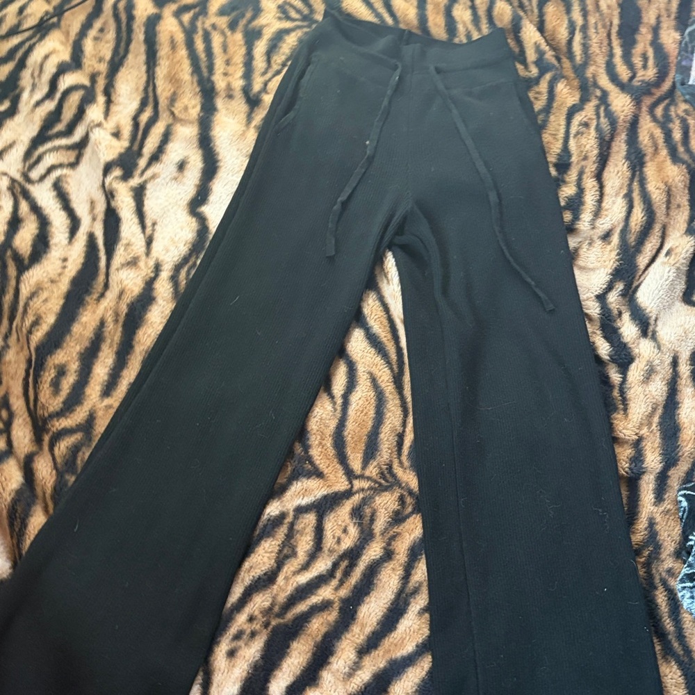 Black Wide-Leg Pants